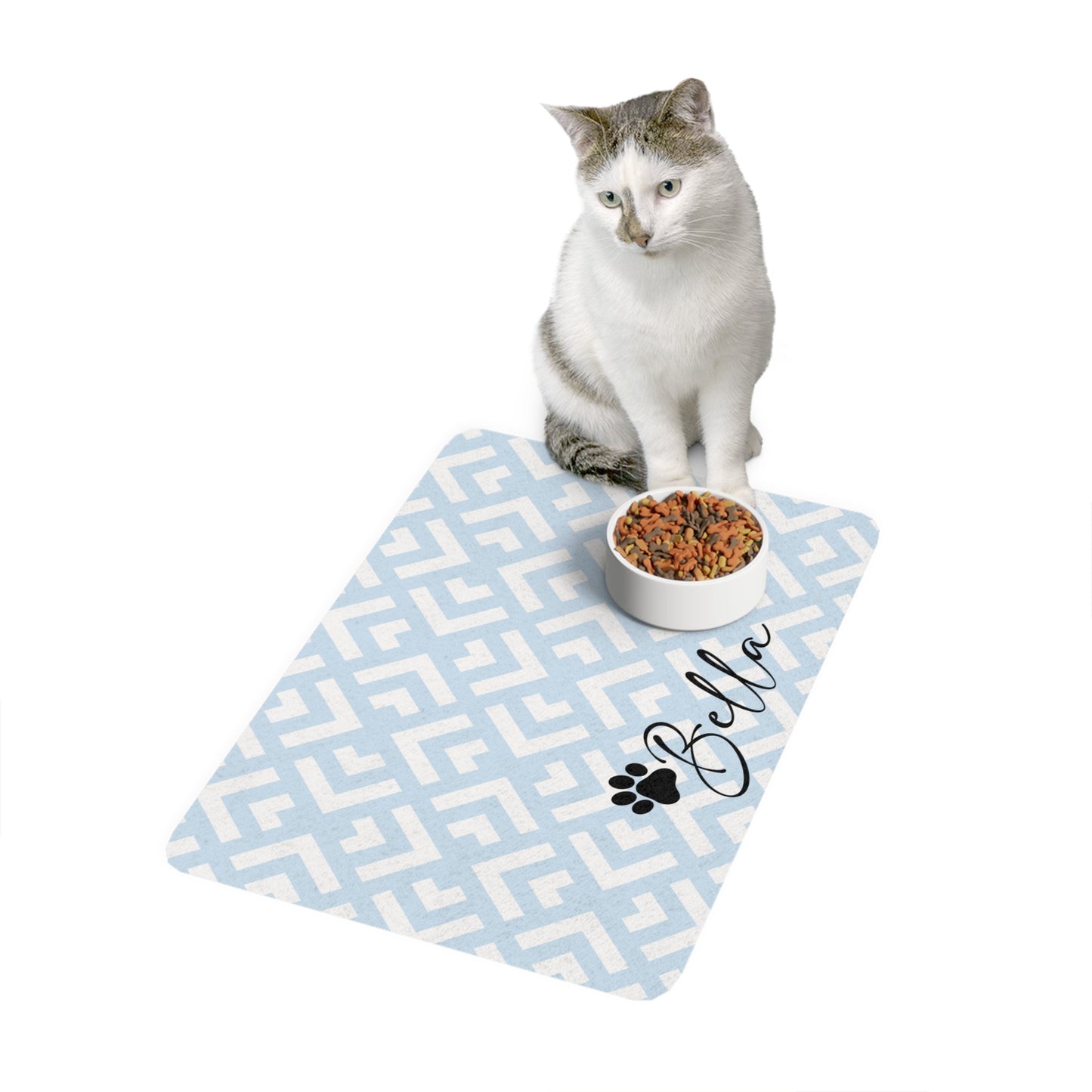 Personalized Pet Food Mat