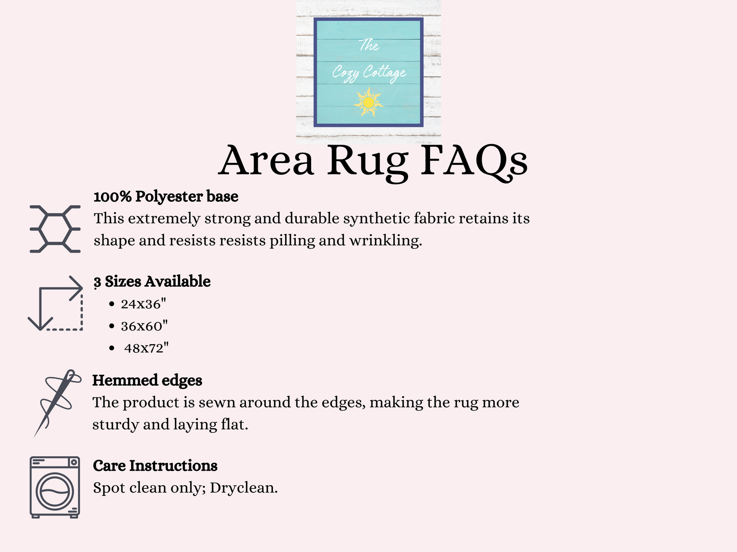 Area Rug, Home Decor, Room Decor, Dorm Decor, Indoor Rug, Blue Rug