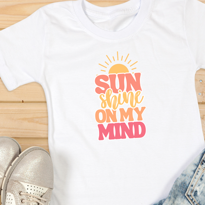 Summer Tshirt, Vacation, Beach and Cruise Shirt, Sunshine On My Mind