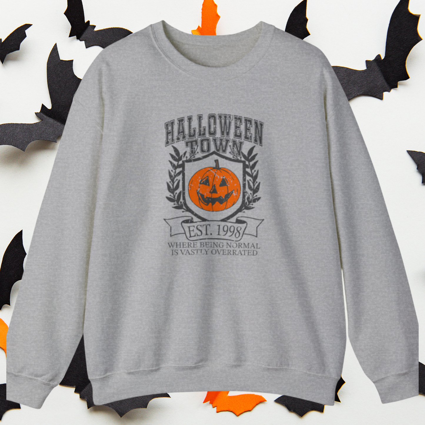 Halloweentown Sweatshirt, Halloween Sweatshirt, Halloween Costume, Gildan 18000 Sweatshirt, College Shirt