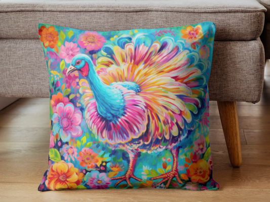 Fall Decor, Preppy Thanksgiving Turkey Decor, Preppy Room Decor, Paisely  Throw Pillow, Beach Home, Dorm Decor