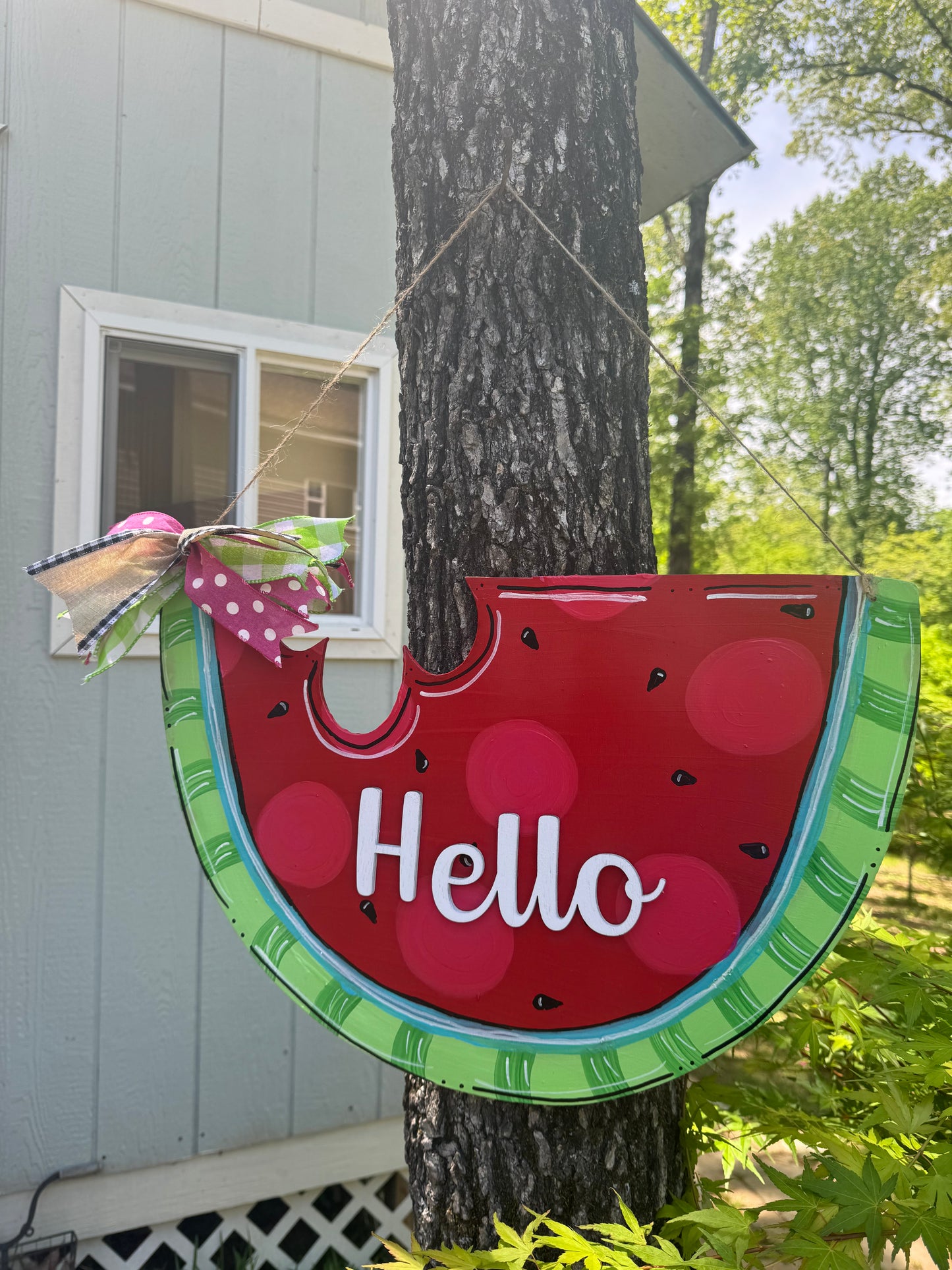 Summer Door Hanger, Watermelon