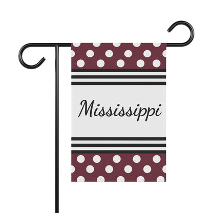 Mississippi Football Home Decor, Garden Flag, Football Season