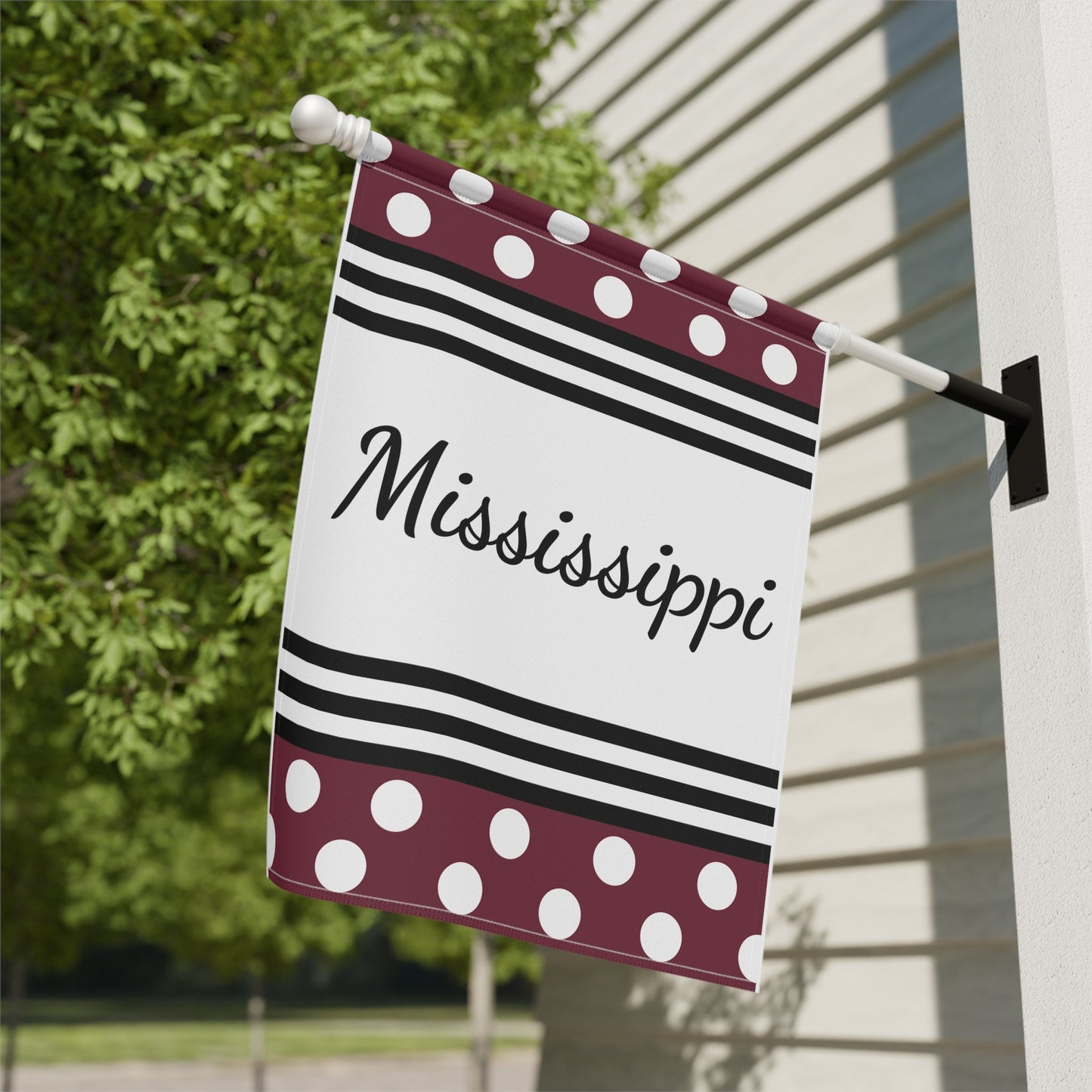 Mississippi Football Home Decor, Garden Flag, Football Season