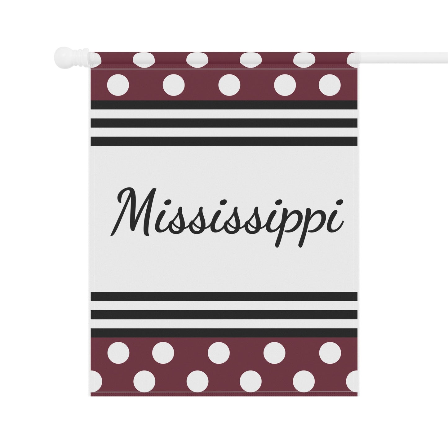 Mississippi Football Home Decor, Garden Flag, Football Season