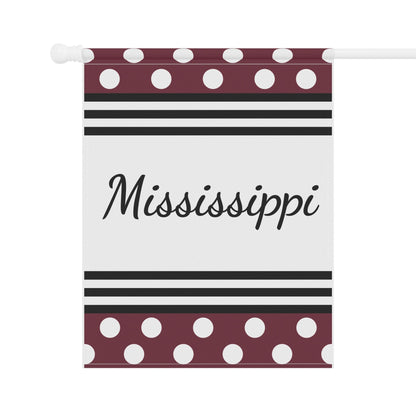 Mississippi Football Home Decor, Garden Flag, Football Season