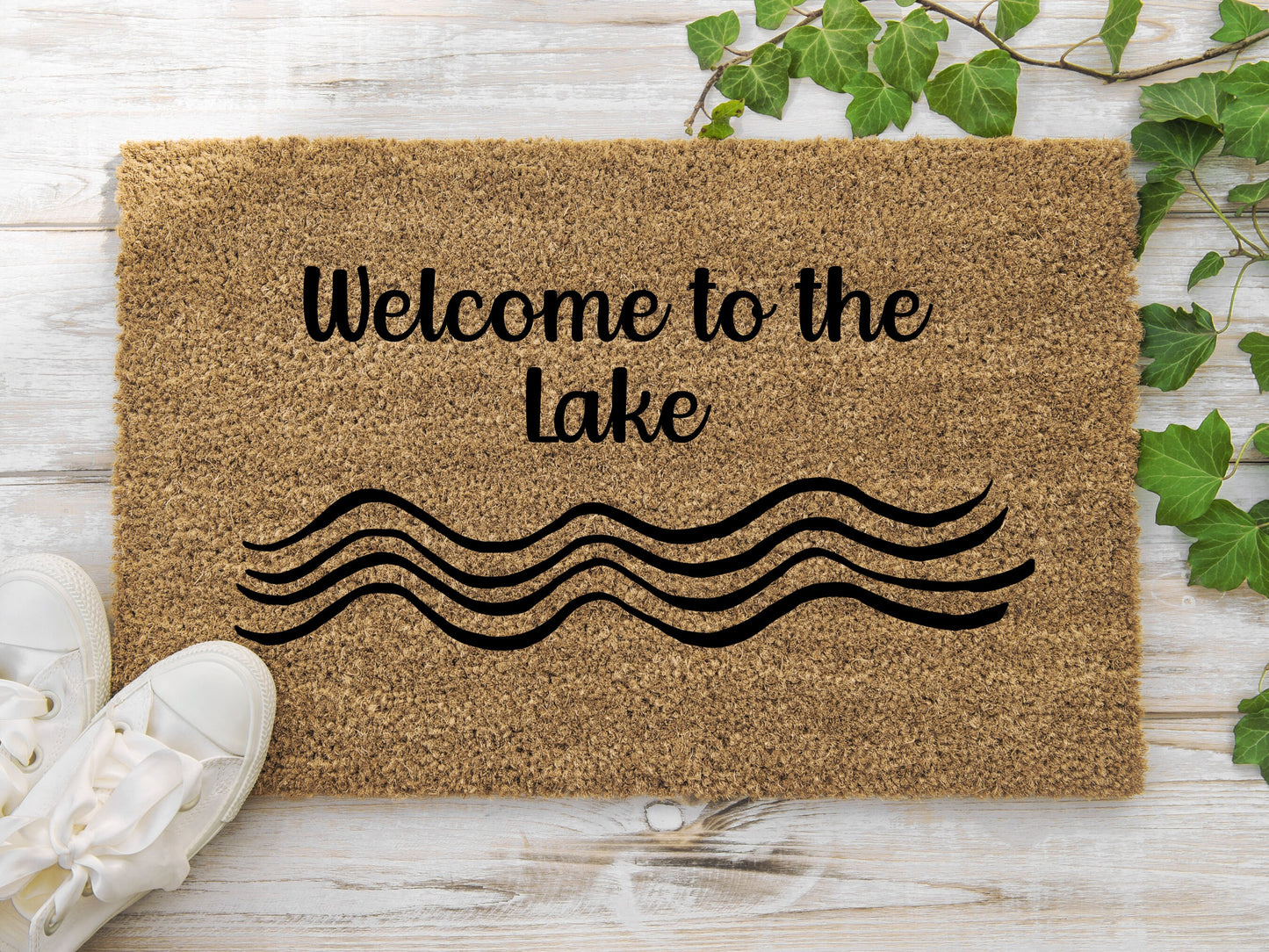 Custom Doormat, Home Decor, Lake House Decor, Housewarming Gift, Welcome To The Lake Doormat, Lake Home