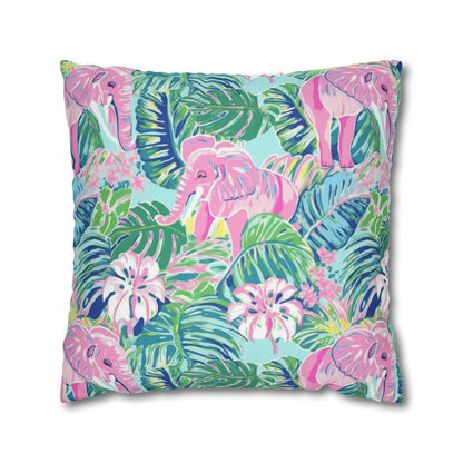 West Palm Beach Inspired Pillow, Palm Tree, Dorm Room Decor, Beach House, Pink Elephant Home Decor