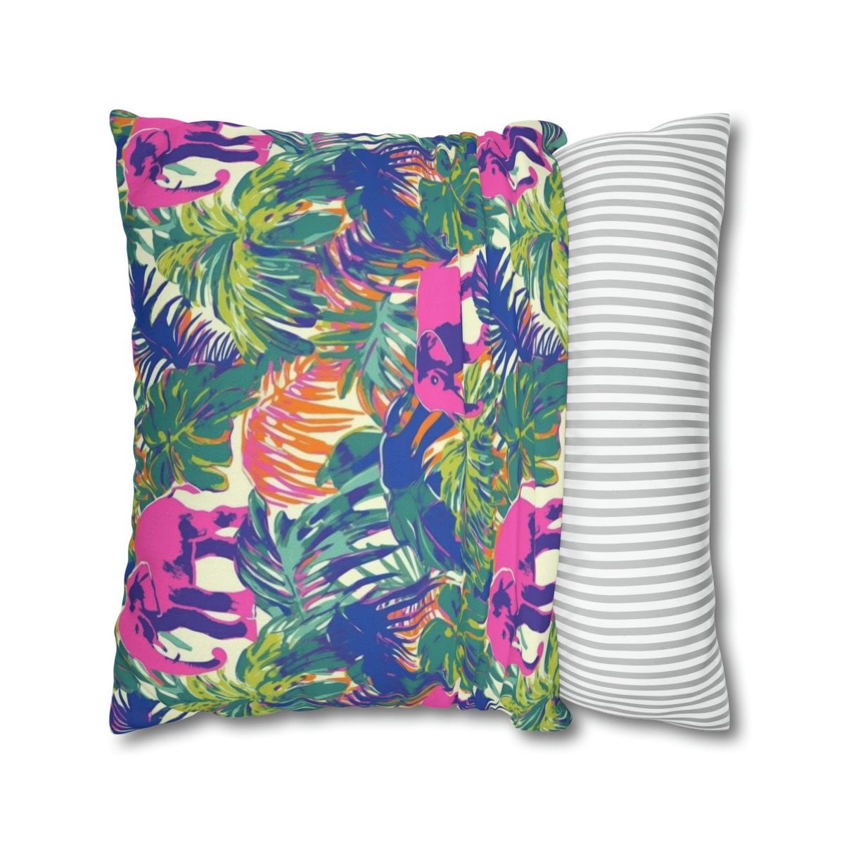 West Palm Beach Inspired Pillow, Palm Tree, Dorm Room Decor, Beach House, Pink Elephant Home Decor