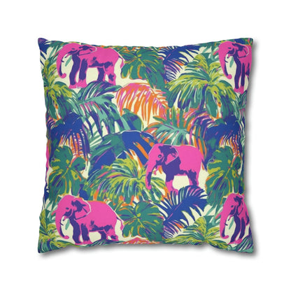 West Palm Beach Inspired Pillow, Palm Tree, Dorm Room Decor, Beach House, Pink Elephant Home Decor