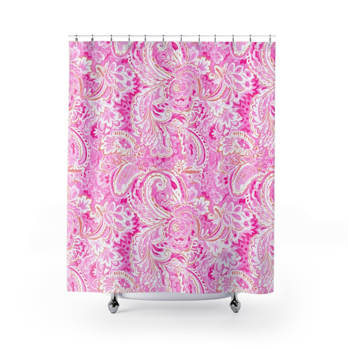 Custom Shower Curtain, Pink Home Decor, Gift For Her, Bathroom Decor