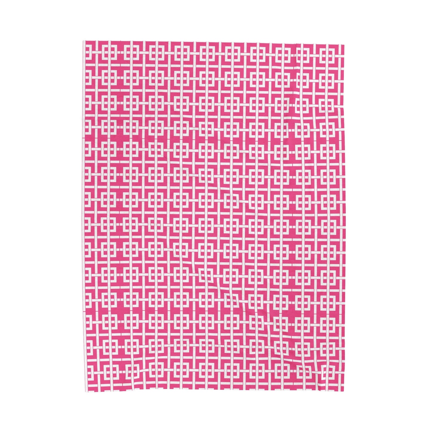 Home Decor Blanket, Gift, Pink Lattice