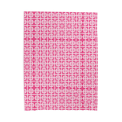 Home Decor Blanket, Gift, Pink Lattice