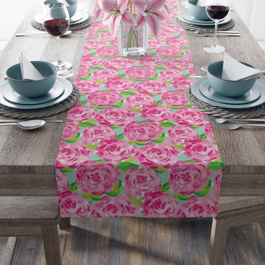 Table Runner, Floral Home Decor, Kitchen Decor, Spring and Summer Table Decor, Holiday Decor, Seasonal Table Runner