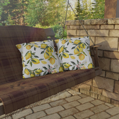 Outdoor Pillow Lemon Decor | Front Porch Pillow | Back Porch Pillow