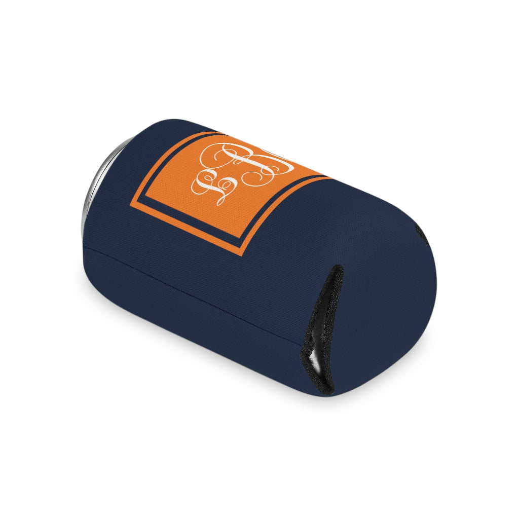 Orange/Navy Can Coozie | Game Day | College Team Colors