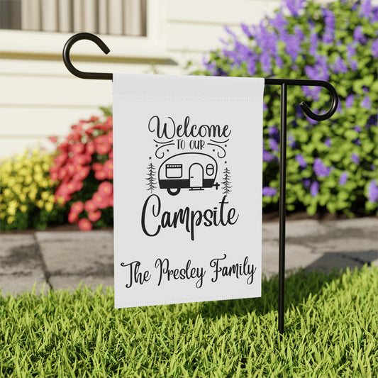 Personalized Garden Flag | Welcome Flag | Fall Spring Summer Garden Flag | Initial Flag | Yard Decor | Outdoor Decor | Topiary