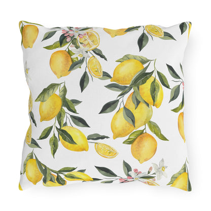 Outdoor Pillow Lemon Decor | Front Porch Pillow | Back Porch Pillow