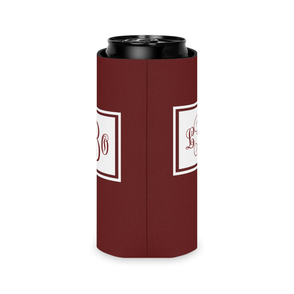 Maroon/White Can Coozie | Game Day | College Team Colors