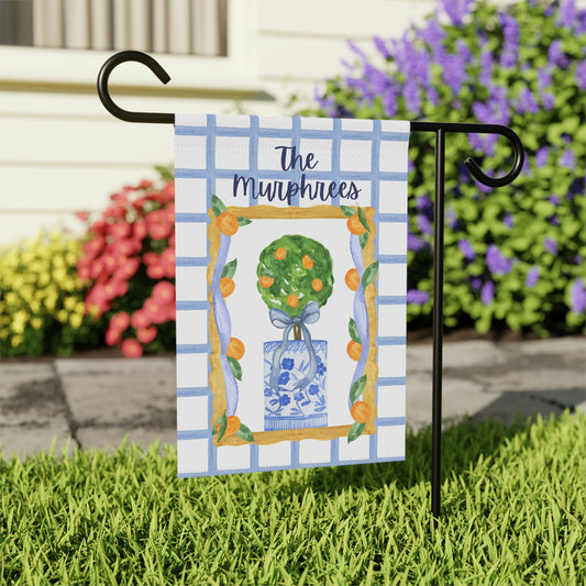 Personalized Garden Flag | Welcome Flag | Fall Spring Summer Garden Flag | Initial Flag | Yard Decor | Outdoor Decor | Farmhouse Decor