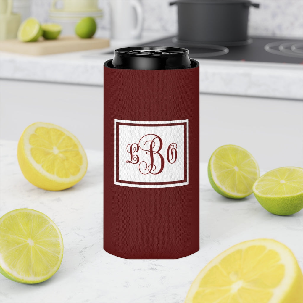 Maroon/White Can Coozie | Game Day | College Team Colors