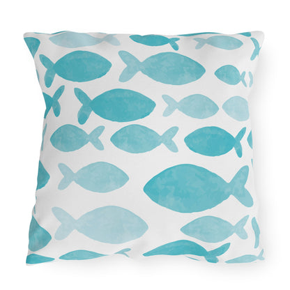 Outdoor Pillow Fish and Beach House Design | Front Porch Pillow | Back Porch Pillow