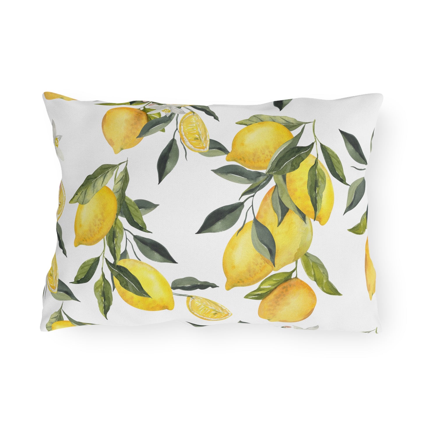 Outdoor Pillow Lemon Decor | Front Porch Pillow | Back Porch Pillow