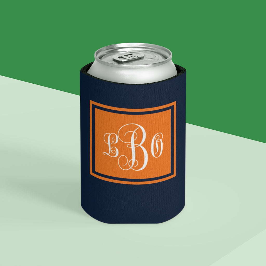 Orange/Navy Can Coozie | Game Day | College Team Colors