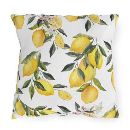 Outdoor Pillow Lemon Decor | Front Porch Pillow | Back Porch Pillow