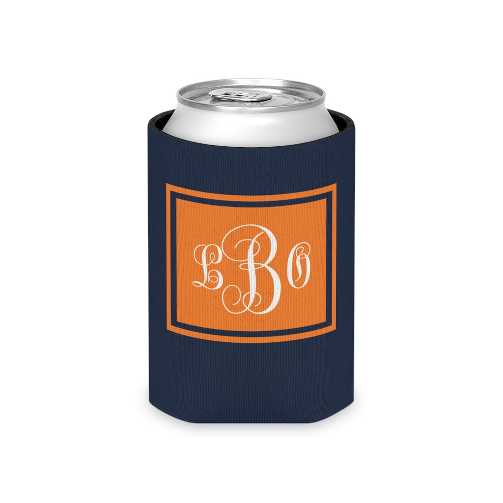 Orange/Navy Can Coozie | Game Day | College Team Colors