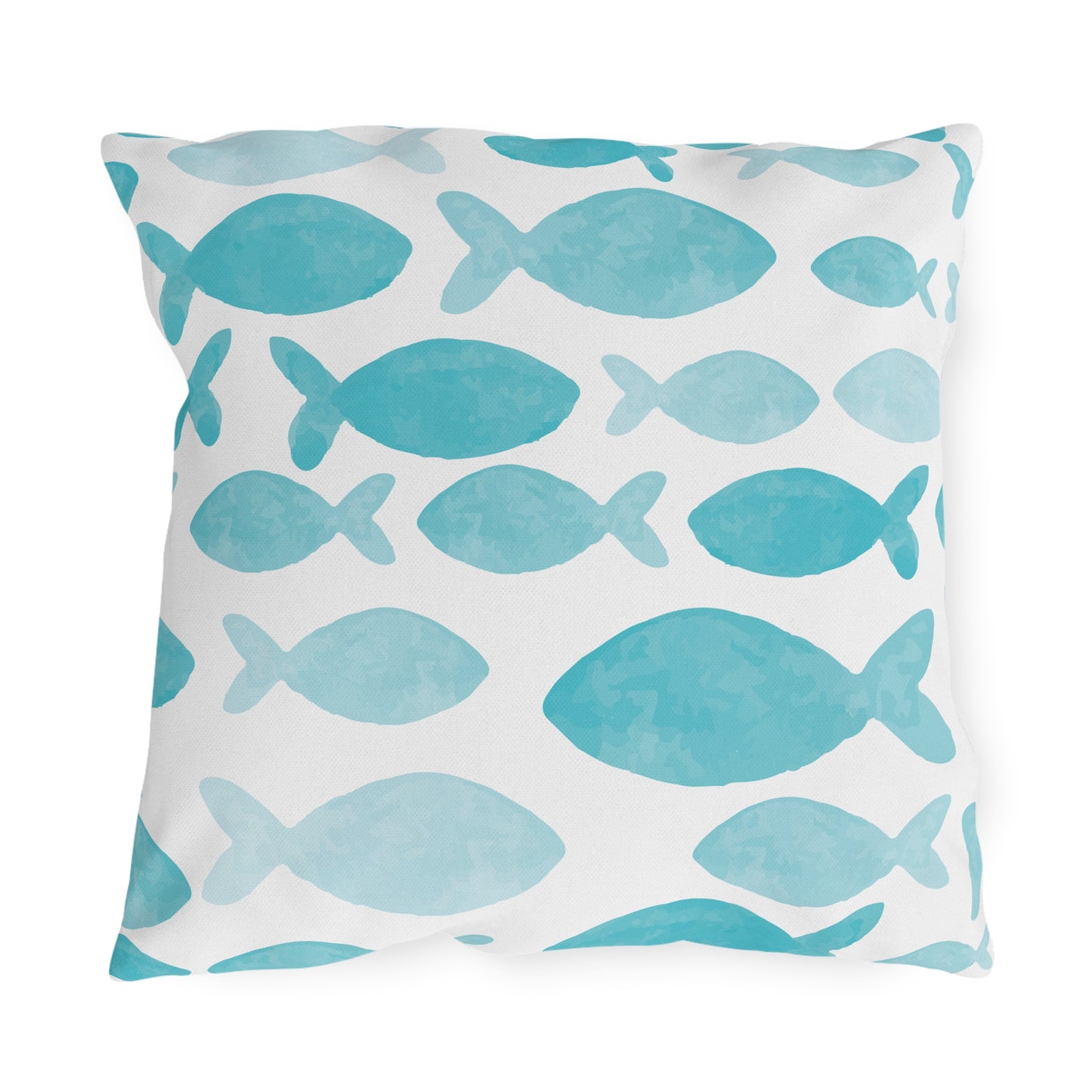 Outdoor Pillow Fish and Beach House Design | Front Porch Pillow | Back Porch Pillow