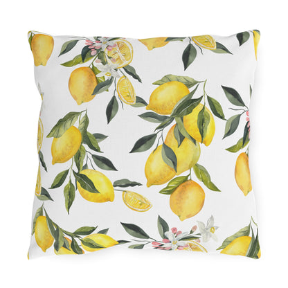 Outdoor Pillow Lemon Decor | Front Porch Pillow | Back Porch Pillow