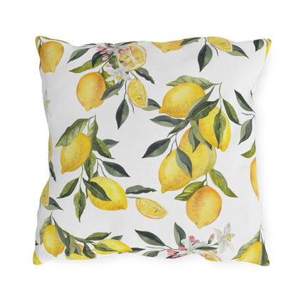 Outdoor Pillow Lemon Decor | Front Porch Pillow | Back Porch Pillow