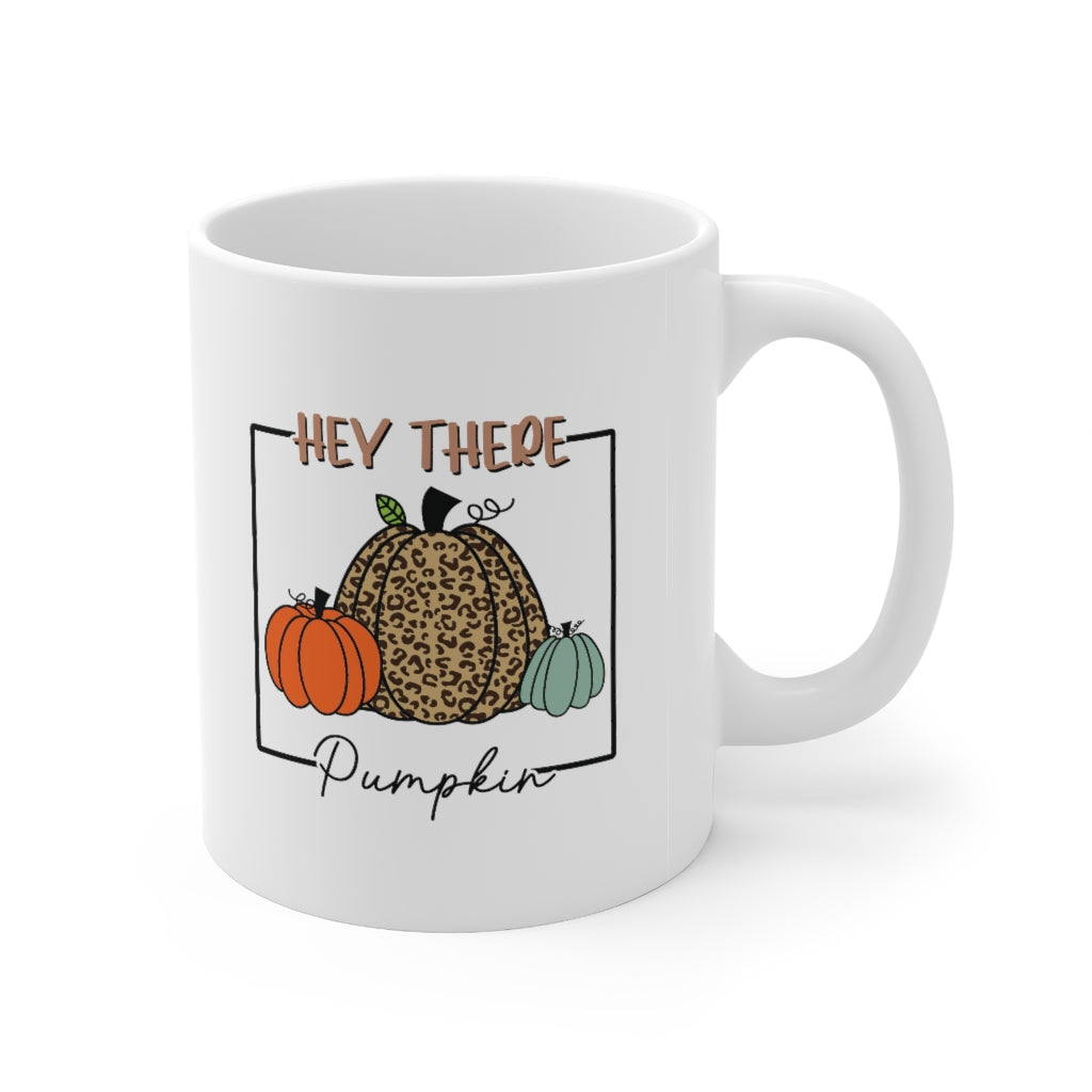 Hey There Pumpkin Ceramic Mug | 11oz | Coffee | Hot Cocoa