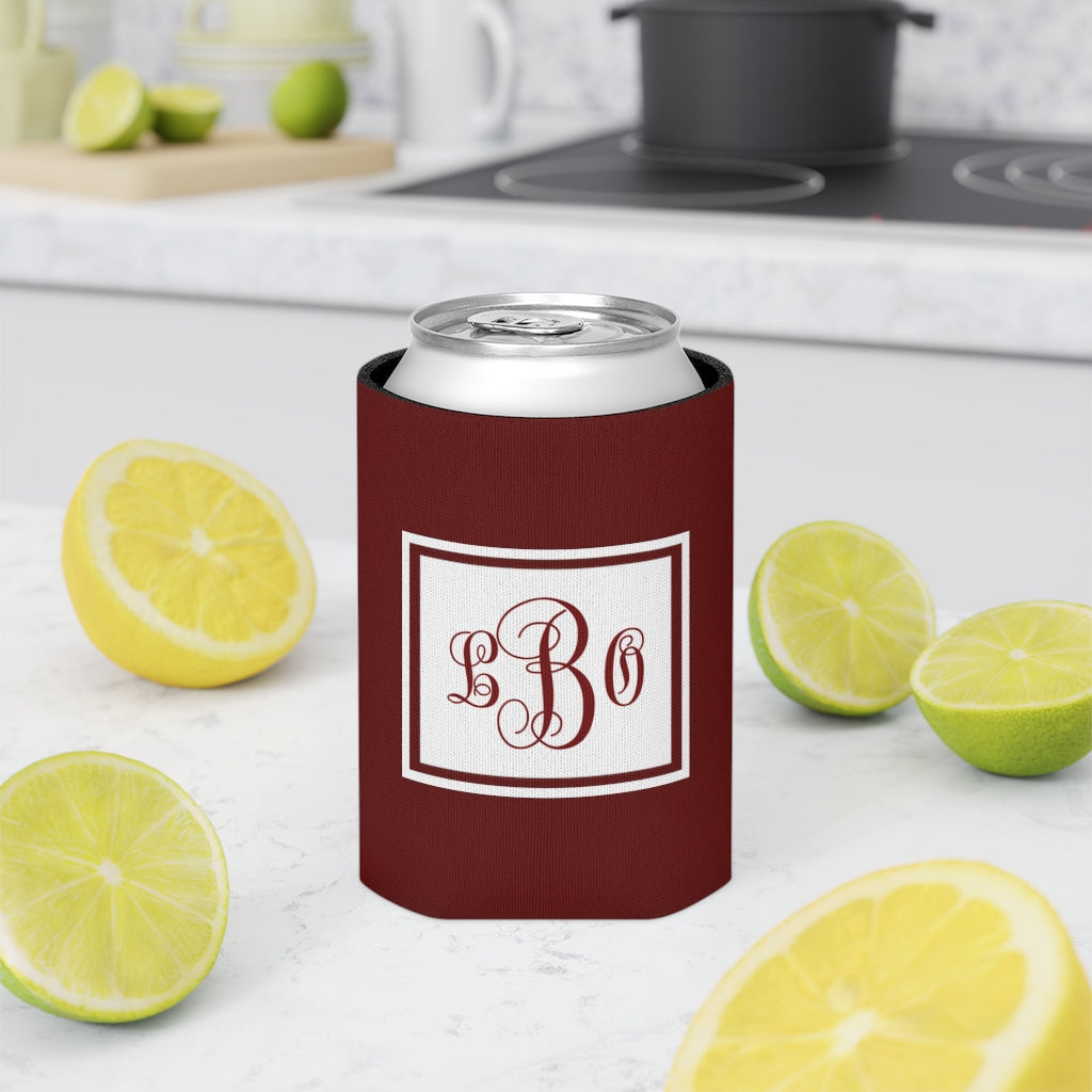 Maroon/White Can Coozie | Game Day | College Team Colors