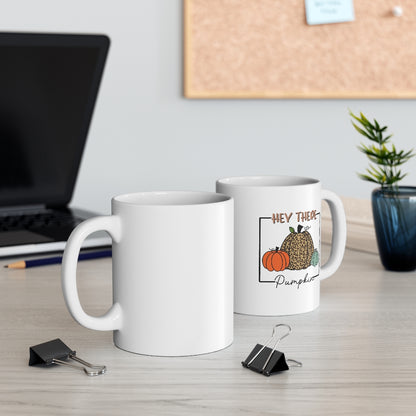 Hey There Pumpkin Ceramic Mug | 11oz | Coffee | Hot Cocoa