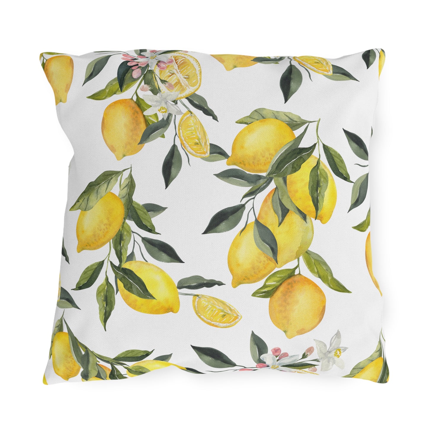 Outdoor Pillow Lemon Decor | Front Porch Pillow | Back Porch Pillow