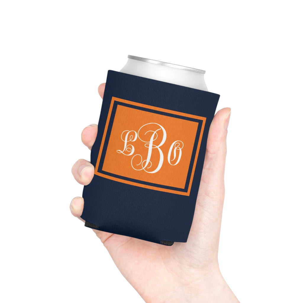 Orange/Navy Can Coozie | Game Day | College Team Colors