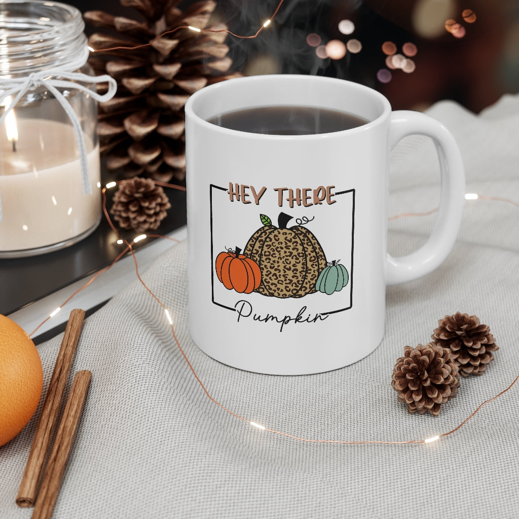 Hey There Pumpkin Ceramic Mug | 11oz | Coffee | Hot Cocoa