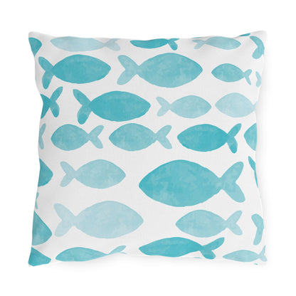 Outdoor Pillow Fish and Beach House Design | Front Porch Pillow | Back Porch Pillow