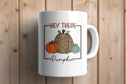 Hey There Pumpkin Ceramic Mug | 11oz | Coffee | Hot Cocoa