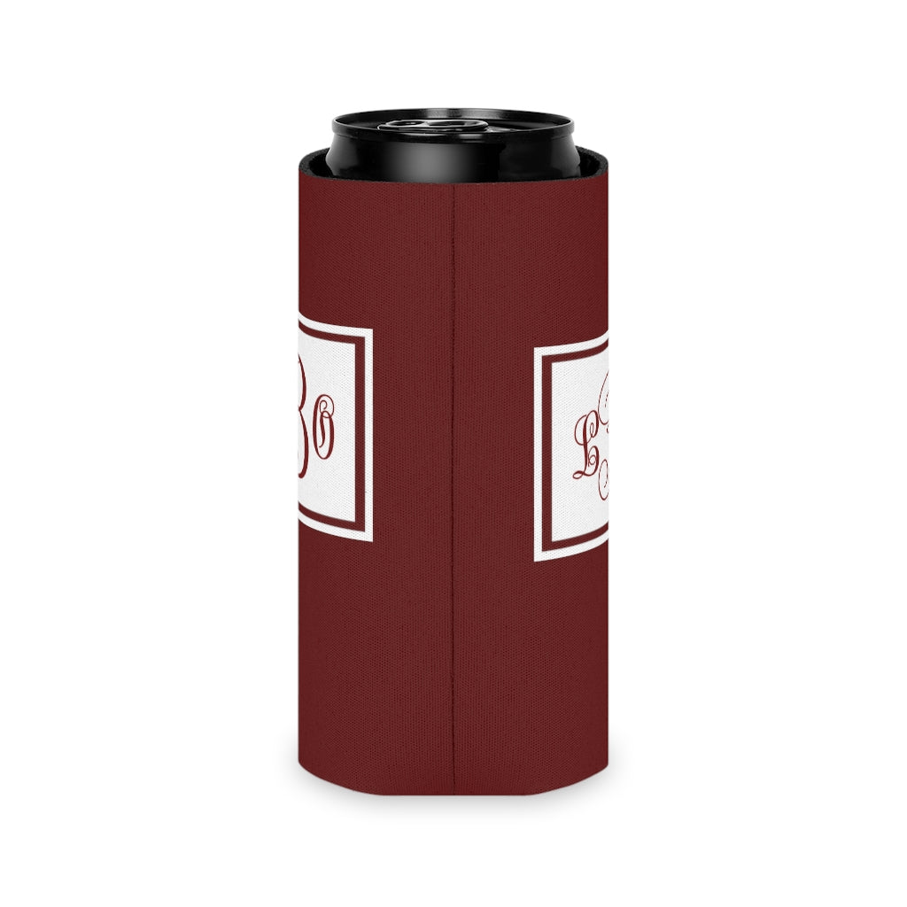 Maroon/White Can Coozie | Game Day | College Team Colors