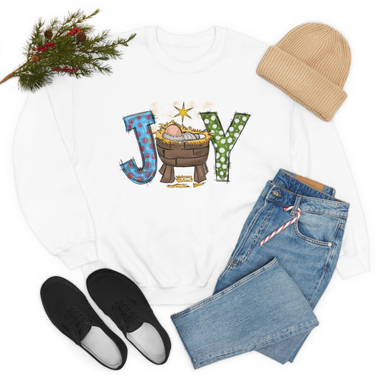 JOY Christmas Nativity Sweatshirt