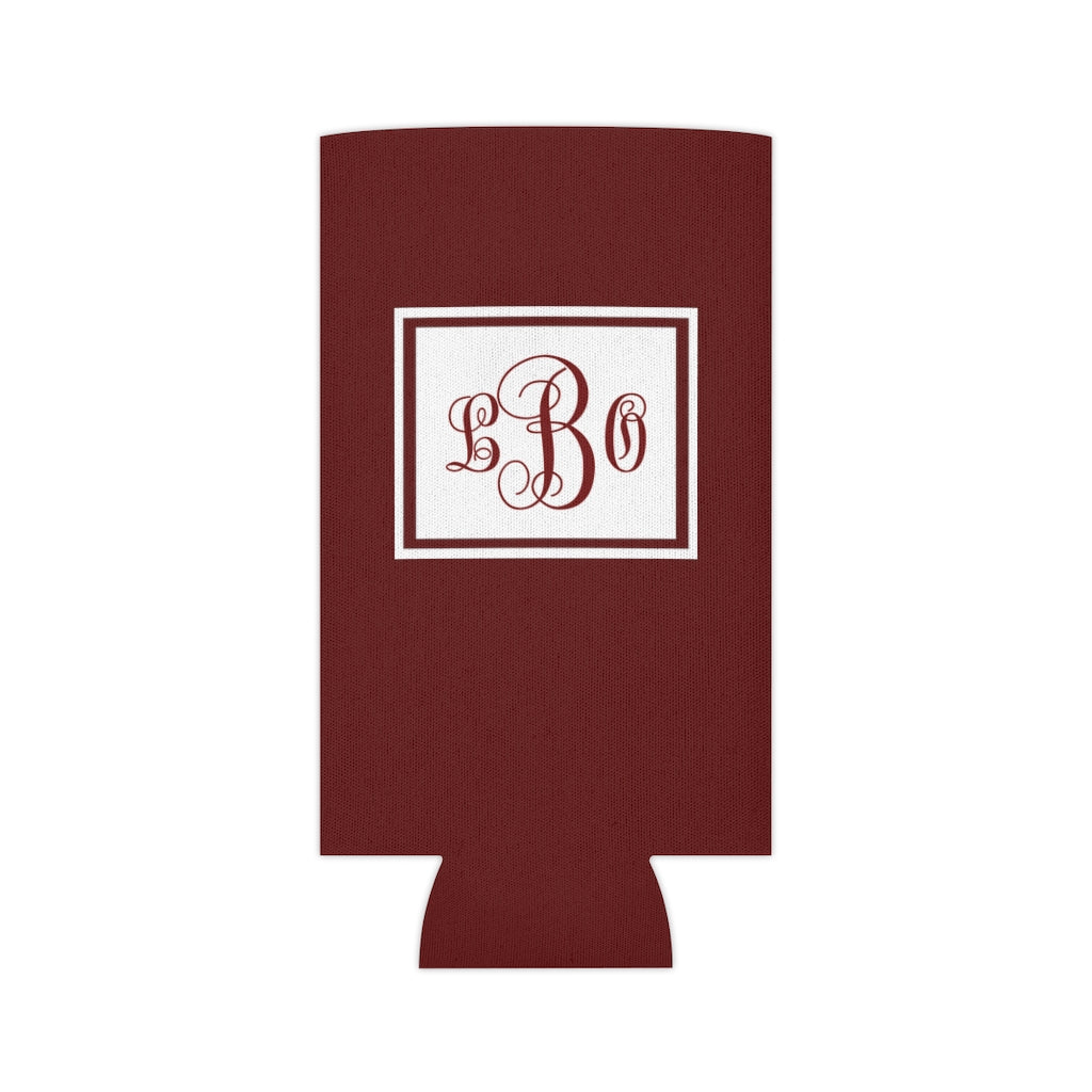 Maroon/White Can Coozie | Game Day | College Team Colors