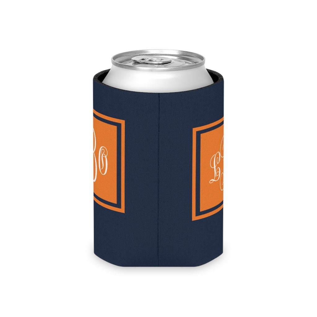 Orange/Navy Can Coozie | Game Day | College Team Colors