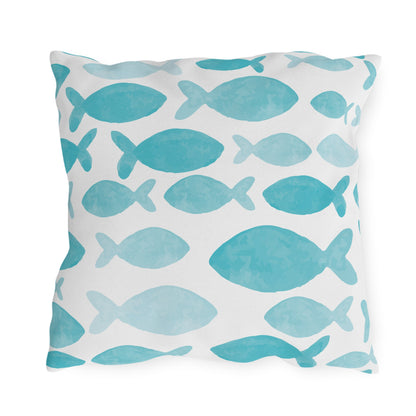 Outdoor Pillow Fish and Beach House Design | Front Porch Pillow | Back Porch Pillow