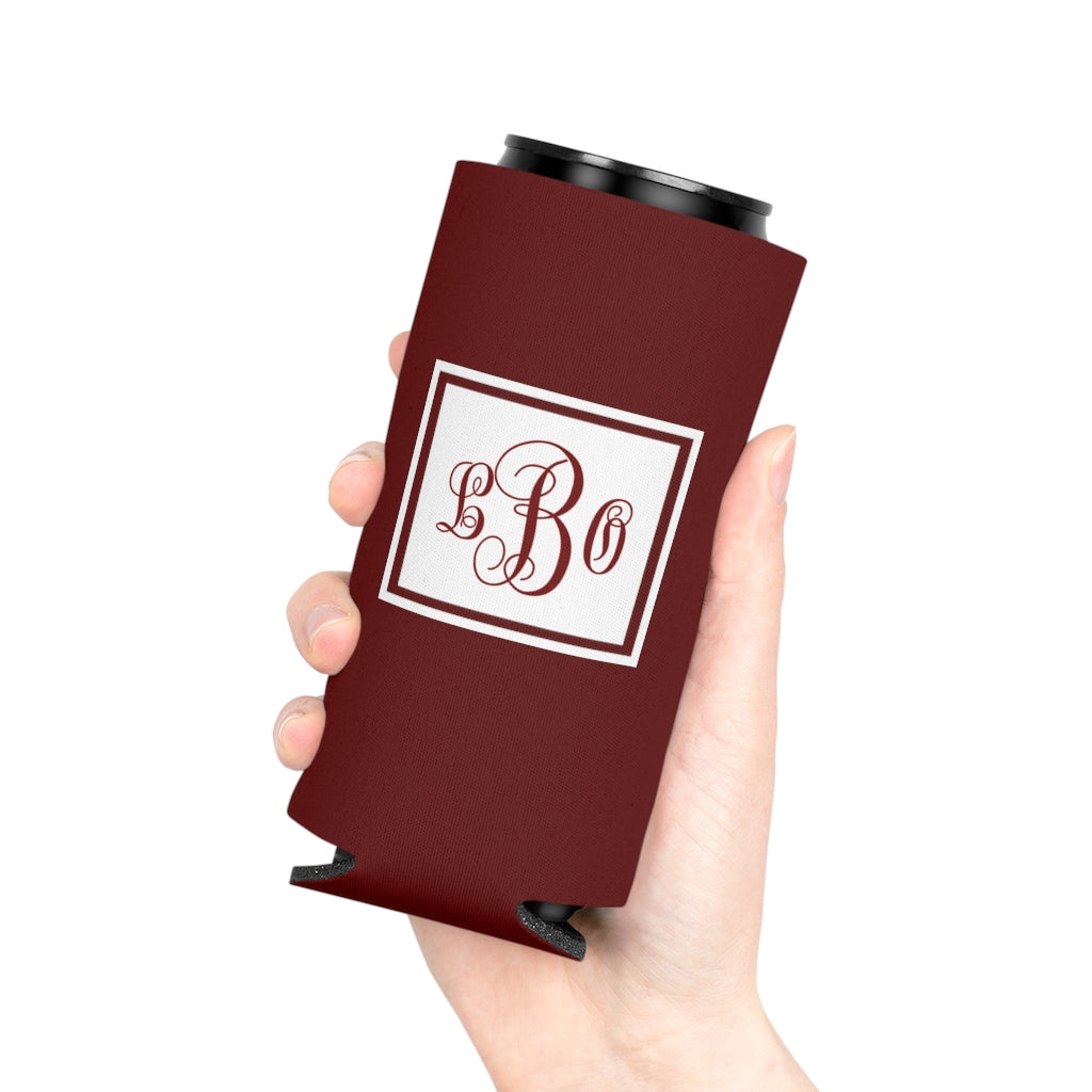 Maroon/White Can Coozie | Game Day | College Team Colors