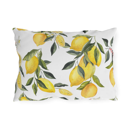 Outdoor Pillow Lemon Decor | Front Porch Pillow | Back Porch Pillow