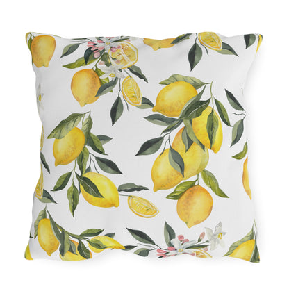 Outdoor Pillow Lemon Decor | Front Porch Pillow | Back Porch Pillow