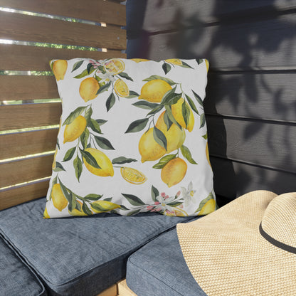 Outdoor Pillow Lemon Decor | Front Porch Pillow | Back Porch Pillow